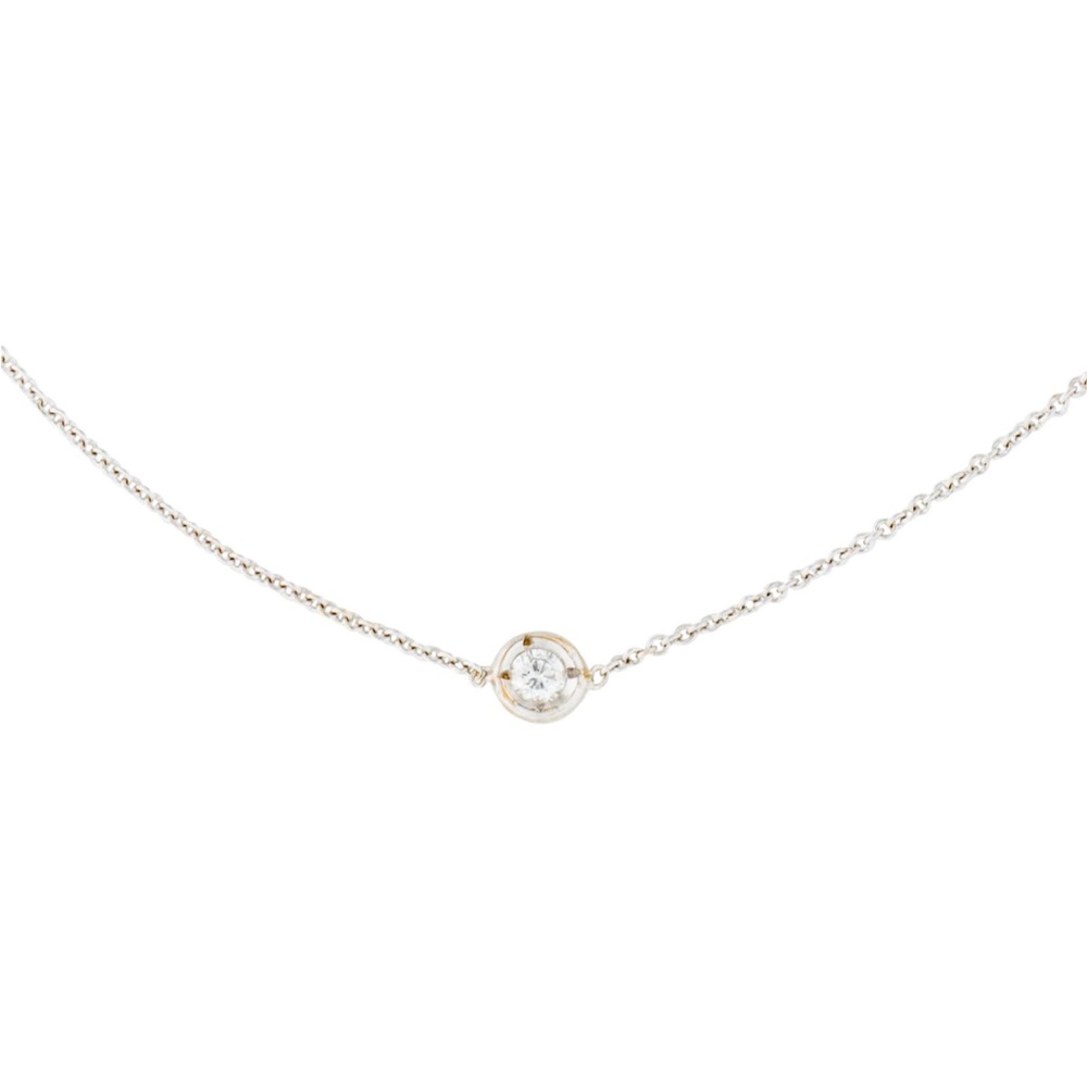 Gorgeous Roberto Coin 18K white gold diamond by the inch, 5 station neck…